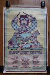 Rare, Isle of Wight Festival poster 1970 Dave Roe Design - Picture 1 of 14