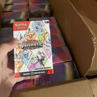 60pc New &Factory Sealed Board Games Cards Prismatic Evolutions Booster Bundle - Image 1 of 4