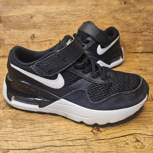 Nike Air Max Systm Black white slip on sneaker size 1 youth - Picture 1 of 10