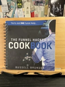 The Funnel Hackers Cookbook by Russell Brunson Spiral Bound - Picture 1 of 5