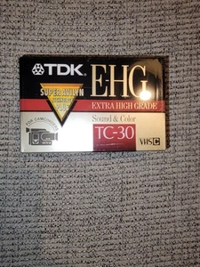 New TKD Video Tape VHS-C TC-30 EHC Premium High Grade  Camcorders {a} - Picture 1 of 5