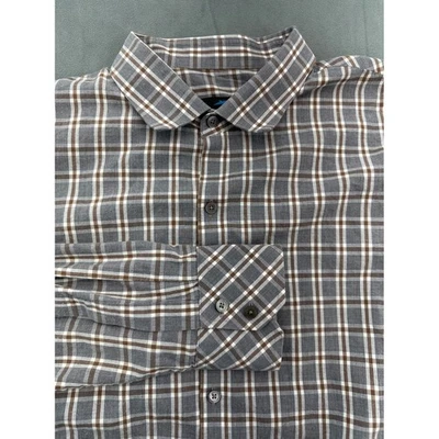 Zachary Prell Men's XXL Plaid Button Down Long Sleeve Casual Shirt Cotton Blend - Image 1 of 4