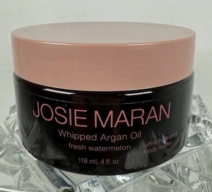 Josie Maran geschlagenes Arganöl Körperbutter frische Wassermelone 4 Unzen BRANDNEU versiegelt - Bild 1 von 6