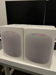 2 Apple HomePod 2nd Gen + Apple TV 4K Ethernet - Picture 1 of 2