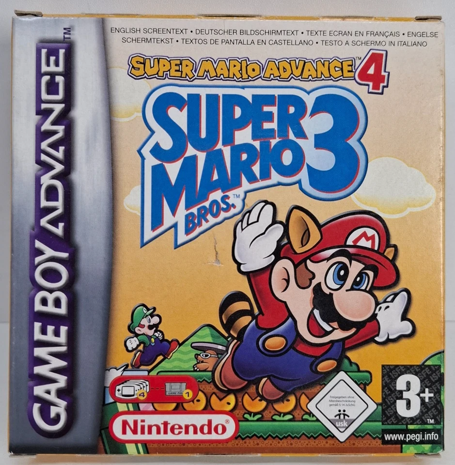 Super Mario Advance 4 Super Mario Bros. 3 Nintendo Gameboy Advance Gioco OVP GBA - Immagine 1 di 4