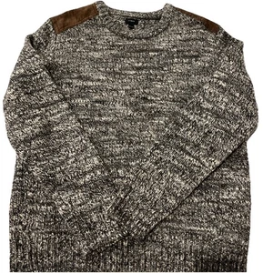 J. Crew Alpaka Mischung Pullover mit Schulter Patches Herren L - Bild 1 von 8