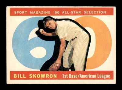 1960 Topps #553 Bill Skowron AS VG X3587883 - Image 1 of 3