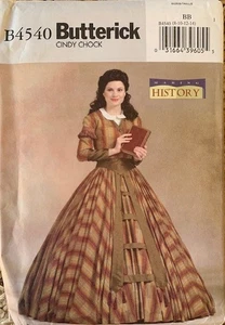 Butterick Pattern B4540 Sz 8-14 Victorian Civil War DRESS Gown Costume Theater - Picture 1 of 2