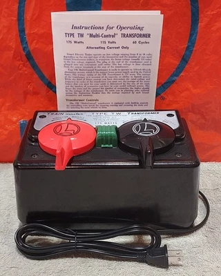 Lionel TW transformer 175 Watts, serviced & it all works! very nice!!! - Image 1 of 4