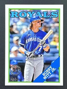 Bobby Witt Jr 2023 Topps Serie 1 1988 Aniversario #T88-90 Reales - Imagen 1 de 2