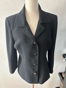 Kasper classy black blazer size 8P - Picture 1 of 6