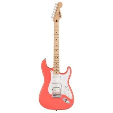Fender Squier Sonic Stratocaster HSS 6-String Tahitian Coral Electric Guitar for sale