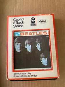 1968 8 track tape & sleeve Meet the Beatles Capitol 8XT 2047 New Pad - Picture 1 of 11