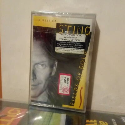 Fields Of Gold The Best Of Sting Muoio Per te MC K7 Tape Nuovo - Immagine 1 di 2