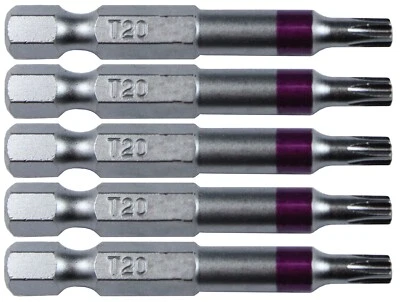 TORX Bit Driver: 2 inch - T20 - Quick-Change Shank (5 Bit Pack) - Image 1 of 4