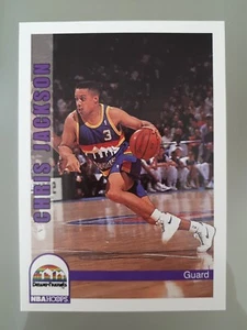 1992-93 NBA Hoops Chris Jackson #56 Denver Nuggets Basketball Lesen! - Bild 1 von 2