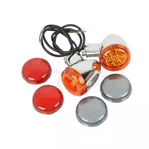 Rear Turn Signals Lights Bracket Fit For Harley Sportster XL 883 1200 1992-2022 - Picture 1 of 8