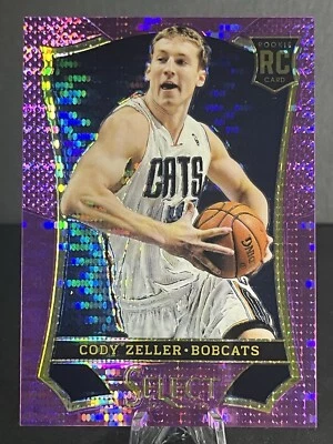 2013-14 Select Cody Zeller /99 PURPLE PULSAR PRIZM Short Print Rookie Card #185 - Image 1 of 2