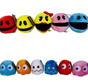 EXTREMELY RARE: Full Brand New Pac-Man,Ms. Pac Man & Battle Royale Plush Set(11) - Picture 1 of 15