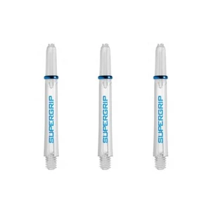 Harrows Supergrip Short Dart Shafts, Polycarbonate Stems, ICE Clear (3 Sets) - Picture 1 of 1