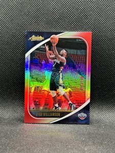 2020-21 Absolute Memorabilia Red #62 Zion Williamson /199