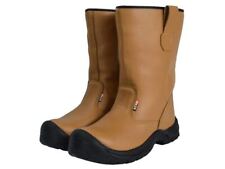 Scan - Texas Dual Density Lined Rigger Boots Tan UK 8 Euro 42 - 2SCL36E