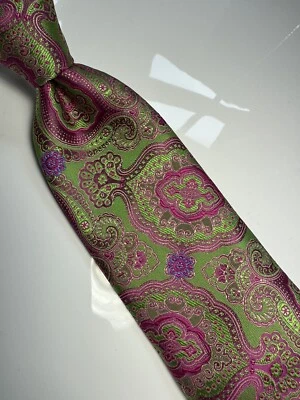 NOVO COM ETIQUETAS IMANI UOMO MULTICOLOR ESTILO MEDALHÃO ESTAMPA SEDA TOQUE PESCOÇO GRAVATA E LENÇO - Imagem 1 de 4