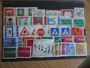 BRD Lot 1971  Jahrgang ohne Block und Blockmarken ** Paare  siehe Fotos - Bild 1 von 10