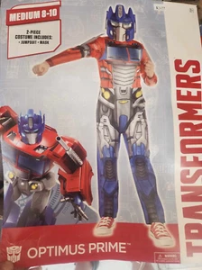 TRANSFORMERS OPTIMUS PRIME CHILD COSTUME MEDIUM 8-10 - Picture 1 of 4