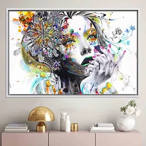 Princess Girl Wall Art, Banksy Style, Huge Banksy Wall Art, Urban Princess, - Picture 1 of 12