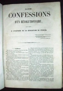 Anarchism Proudhon Confessions 1848 Revolution 1stEd - Picture 1 of 1