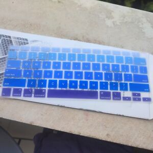 Soft Silicone Skin Keyboard Cover Blue Allinside