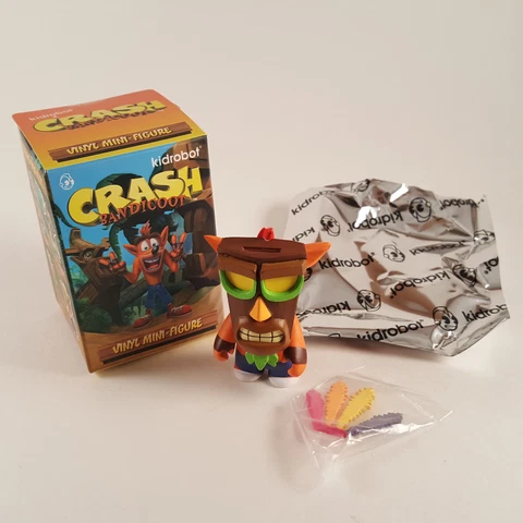 Kidrobot Crash Bandicoot Mini Series - Crash & Aku - FREE SHIPPING Cover