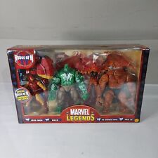 Marvel Legends Toy Biz House of M Hulk Iron Man Inhuman Torch It Figure Box Set