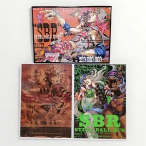 JOJO CARAVAN Art Exhibition Part 7 STEEL BALL RUN B2 Poster 3 Types Set JP New - Picture 1 of 2