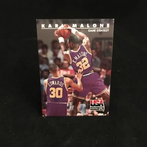 1992 Skybox USA Basketball Karl Malone Game Strategy Card #48 - Picture 1 of 3