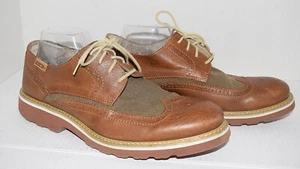 PIKOLINOS Hellbraun Leder Budapester Schnürschuhe Oxford-Schuhe Herren Gr. 43 US 9,5 - Bild 1 von 2