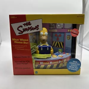 The Simpsons "What would Homer Do Trivia " Game with Homer at Work. NIB - Picture 1 of 5