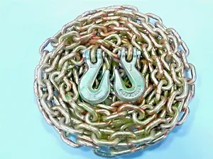(1) 3/8"x 13' Grade 70 Transport Chains - High Quality With Grade 70 Grab hooks - Imagen 1 de 5