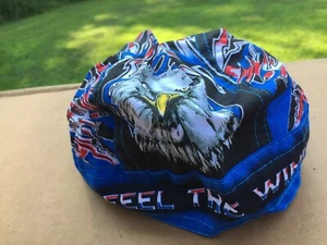 Biker Headwrap MYdanna Deluxe Du-Rag Cap Doo Rag Bandana Eagle Feel The Wind - Bild 1 von 5