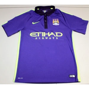 Camiseta Original Manchester City Football Club 2014-2015 Mediana Nike Púrpura - Imagen 1 de 5
