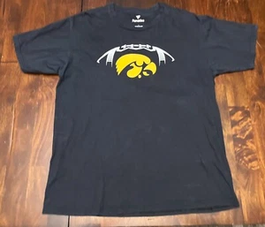 Fanatics University of Iowa Hawkeyes 00 Brenneman Black T-Shirt Men’s Size Large - Picture 1 of 5