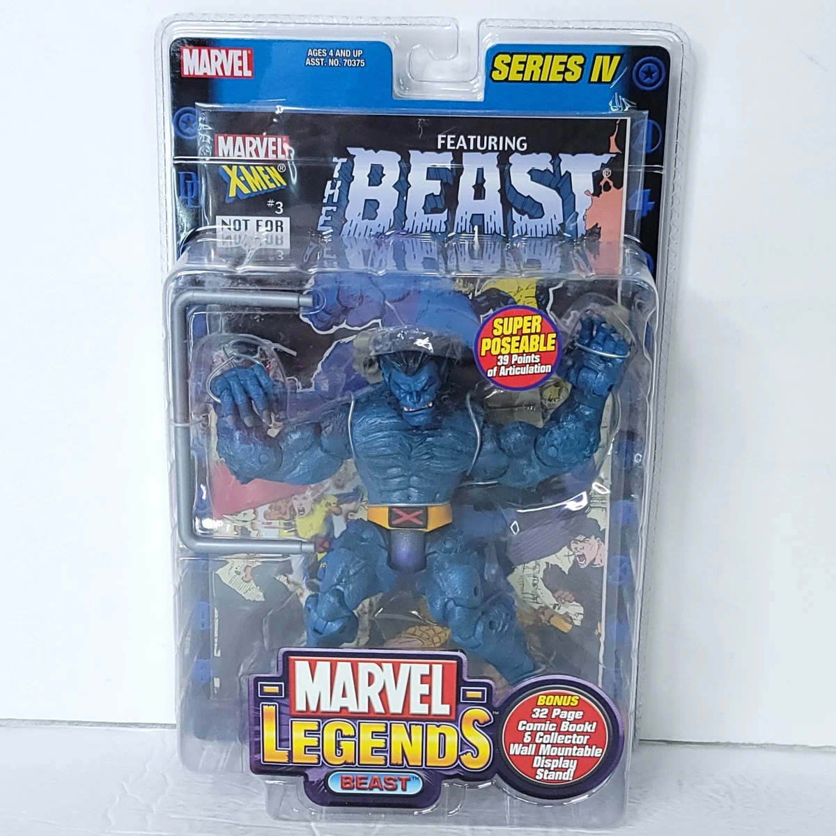 Marvel Legends Beast Comic Book Heroes X-Men Action Figures for