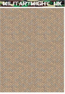 Maßstab 1 32 - 1 35 Diorama Ziegel Stein Straßenmauer Sets Block Pflaster Set 2 - Bild 1 von 1