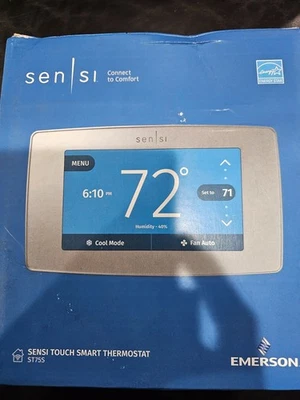 Emerson Sensi Touch Smart Thermostat- Silver (ST75S) - Image 1 of 4