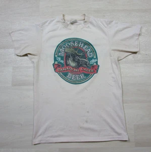 Vintage 80s Daytona Beach Spring Break T Shirt Moosehead Beer (M) Canadian Lager - Picture 1 of 12
