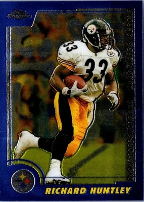 2000 Topps Chrome Richard Huntley #135 Pittsburgh Steelers Football Card - Image 1 of 2