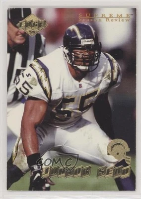 1998 Collector's Edge Supreme Season Review Junior Seau #151 HOF - Image 1 of 2