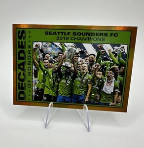 2025 Topps MLS 30th Anniversary #DOH-24 Seattle Sounders Decades Orange Foil /25 - Picture 1 of 2