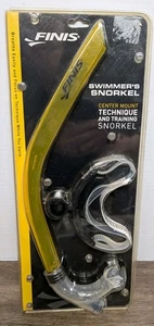 Finis Schwimmer Schnorchel - Mittelhalterung - Pool Ocean Yellow Erwachsene 2010 NEU NOS  - Bild 1 von 9